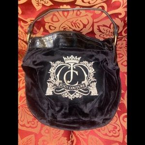 Juicy Couture Blk material Hobo bag
